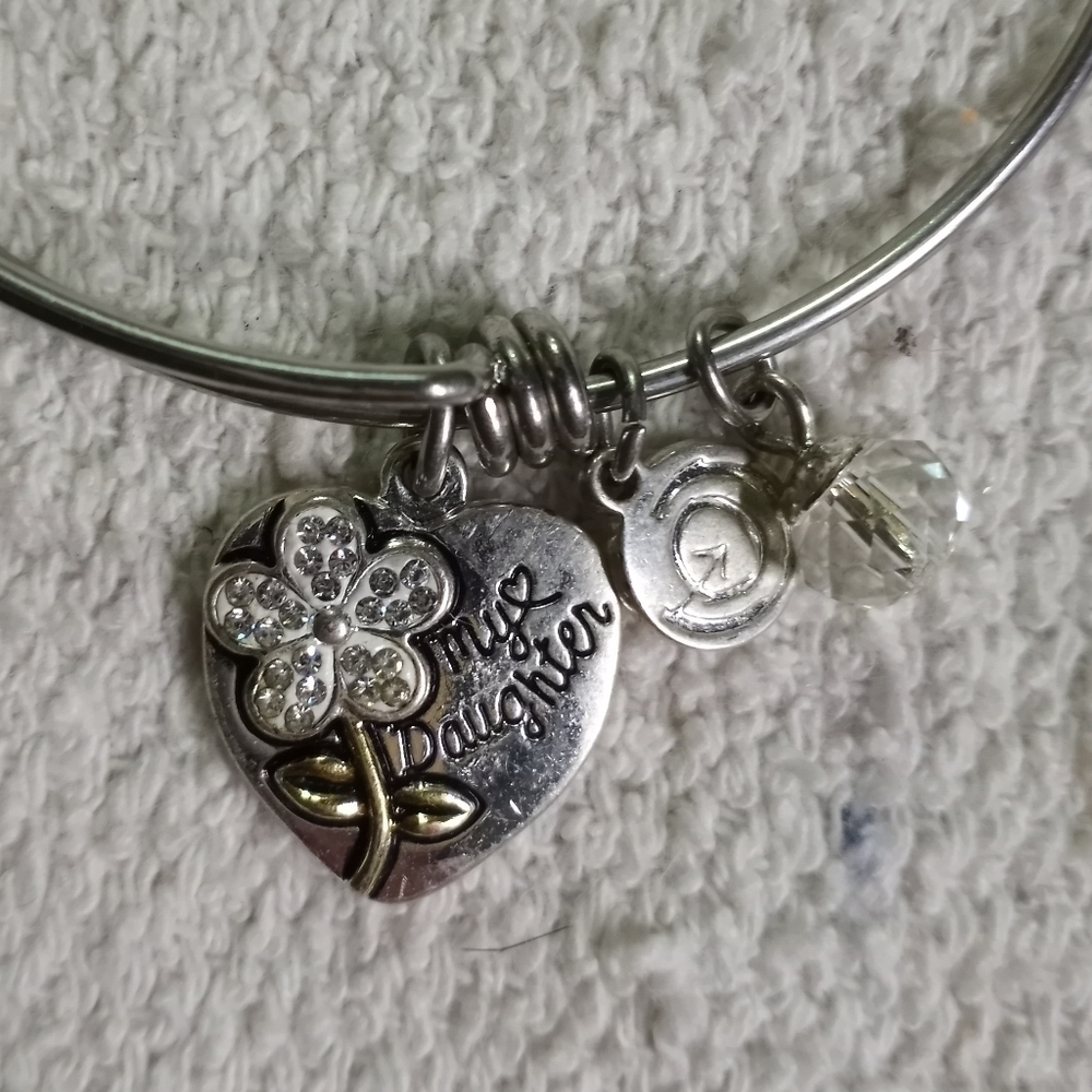 If daughters were flowers I would pick you love this life charm bracelet - Picture 4 of 5
